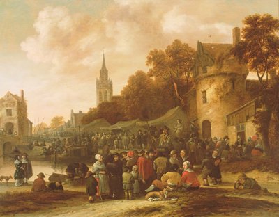 La Foire du village, 17e siècle - Salomon Rombouts